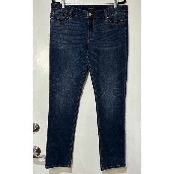 White House Black Market Saint Honoré Jean Collection Jeans Plus Sz 14 Slim - Picture 1 of 8